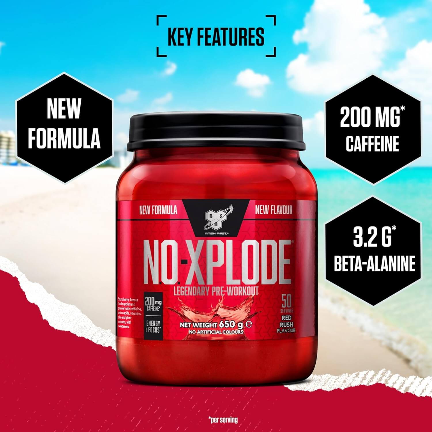 BSN N.O-XPLODE 650g RED RUSH 2