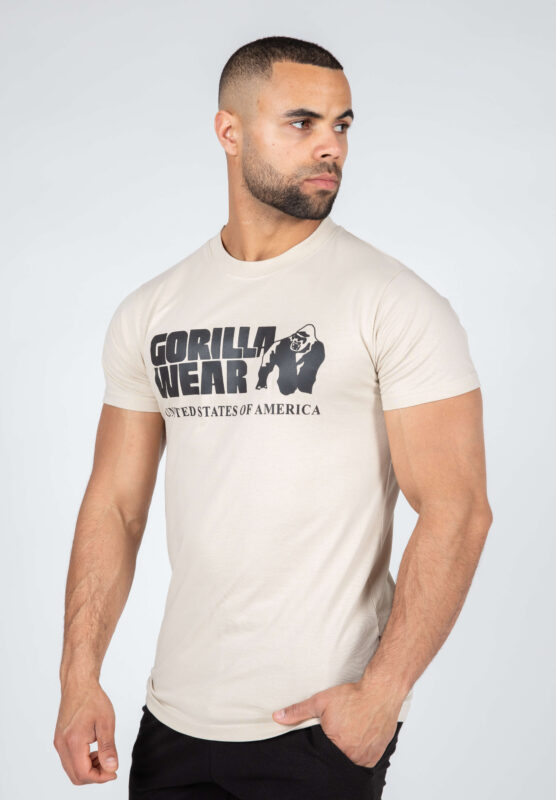 GORILLA WEAR CLASSIC T-SHIRT BEIGE 3