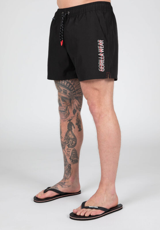 GORILLA WEAR SARASOTA SWIM SHORTS BLACK 1