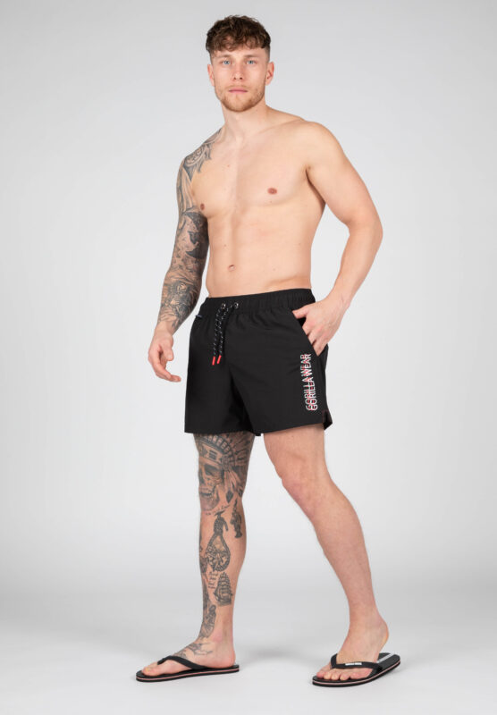 GORILLA WEAR SARASOTA SWIM SHORTS BLACK 12