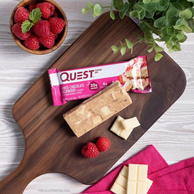 QUEST BARS WHITE CHOCOLATE RASPBERRY 4