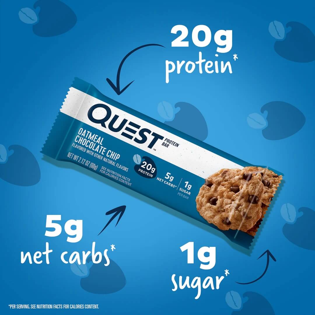 QUEST PROTEIN BARS (Oatmeal Chocolate Chip) 5