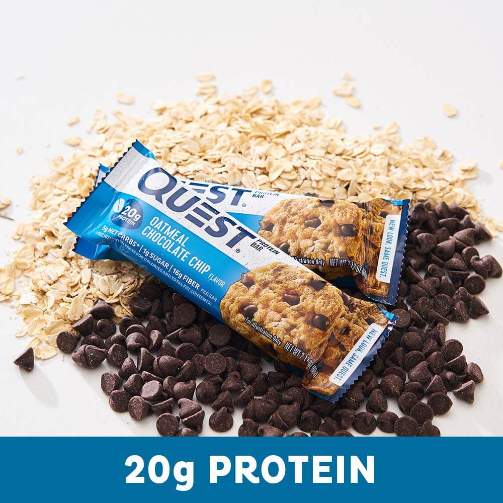 QUEST PROTEIN BARS (Oatmeal Chocolate Chip) 6